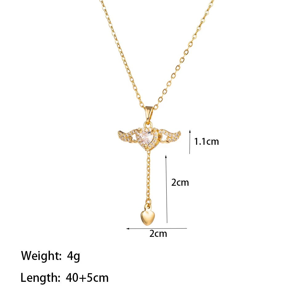 Collar Corazón de Ángel™-Regalo Perfecto 🎁