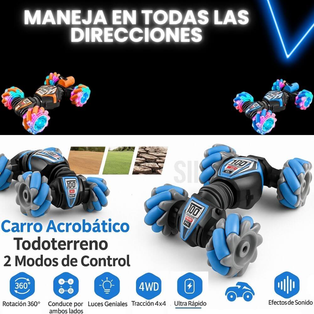 Turbo Car 360- 🏎️Carro Acrobatico Todo Terreno