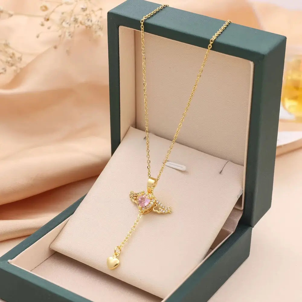 Collar Corazón de Ángel™-Regalo Perfecto 🎁