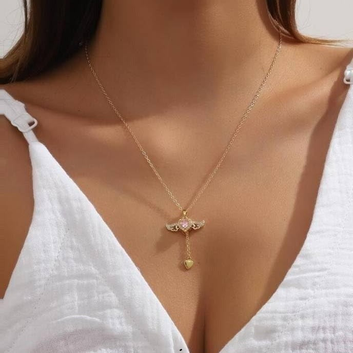 Collar Corazón de Ángel™-Regalo Perfecto 🎁