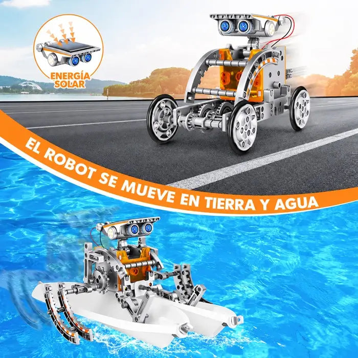 Kit de Robótica Solar 13 en 1 🤖 : Construye 13 modelos