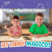 Set 4 Libros Reutilizables de Escritura📚- Tinta Mágica