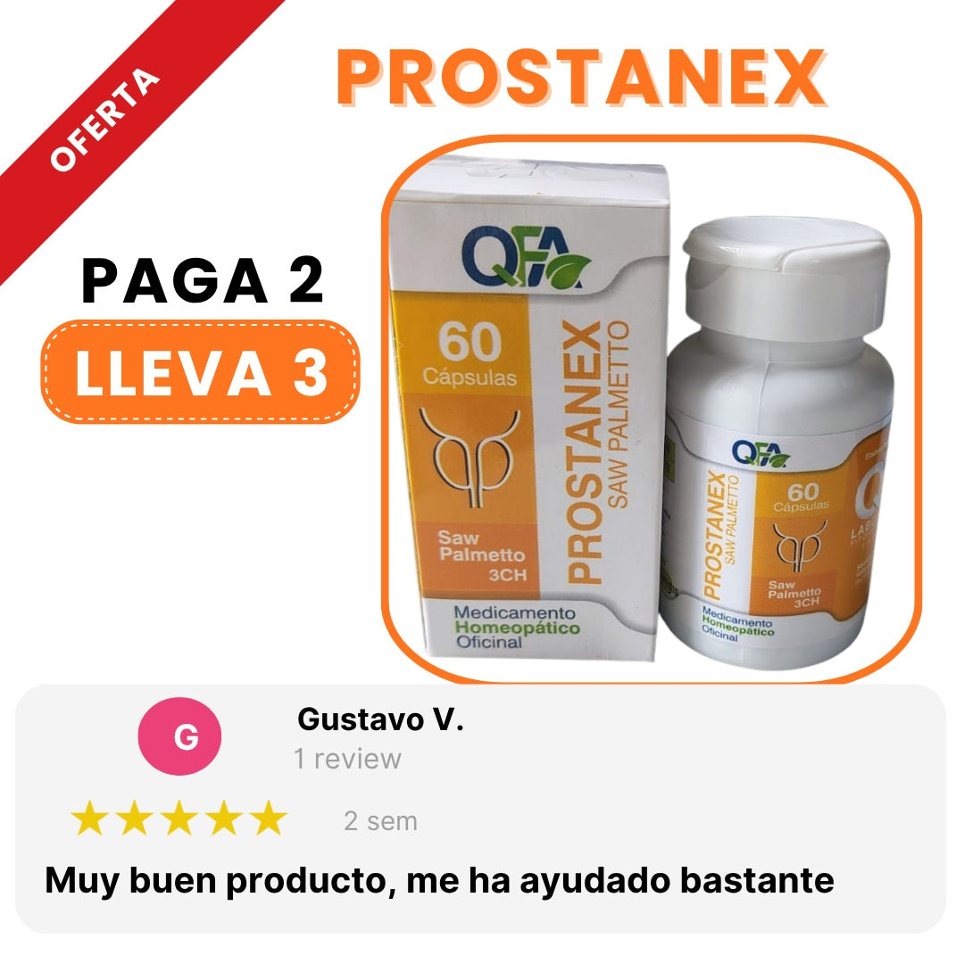 PROSTANEX- Cuida Tu Prostata Hoy🍃 60 Capsulas