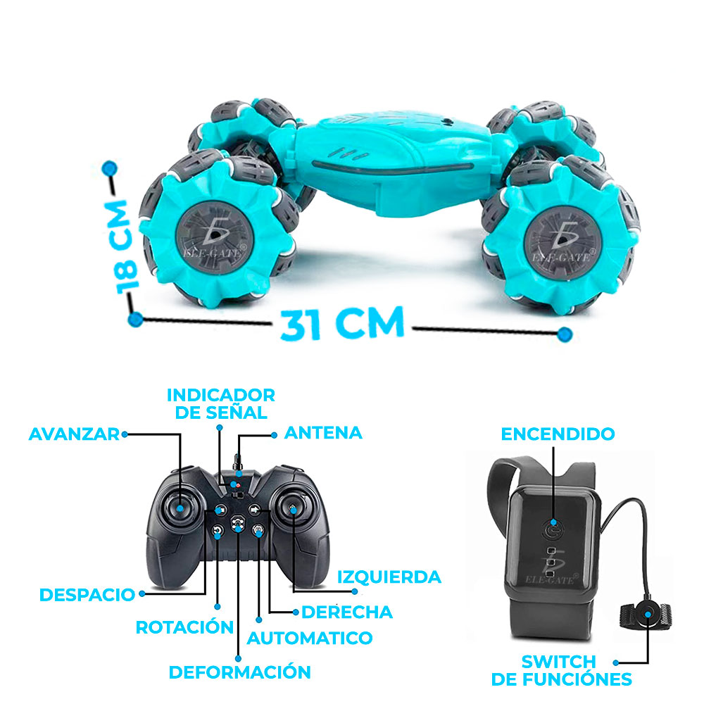 Turbo Car 360- 🏎️Carro Acrobatico Todo Terreno