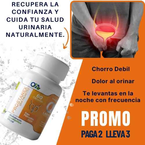 PROSTANEX- Cuida Tu Prostata Hoy🍃 60 Capsulas