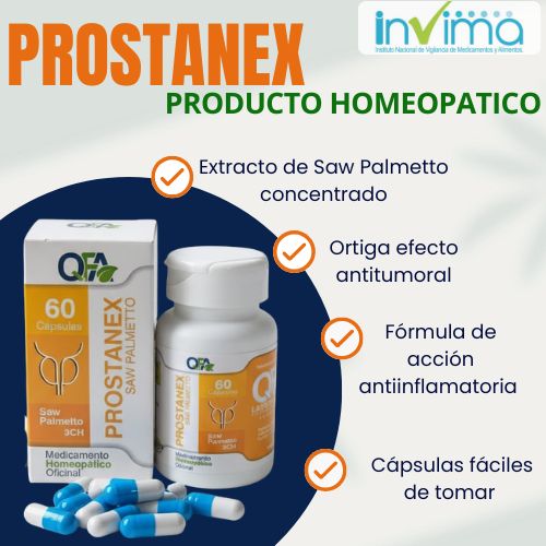 PROSTANEX- Cuida Tu Prostata Hoy🍃 60 Capsulas