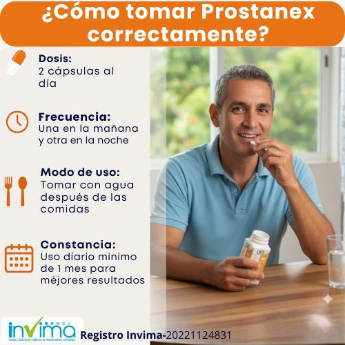 PROSTANEX- Cuida Tu Prostata Hoy🍃 60 Capsulas